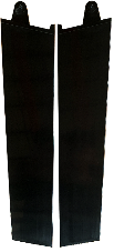 Front and rear door B/C pillar decorative panel